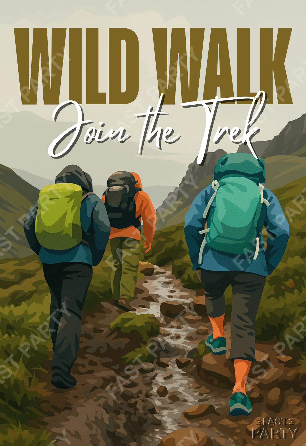 Wild Walk | Free Travel Invitation Template